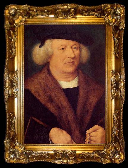framed  Joos van cleve Man with the Rosary, ta009-2